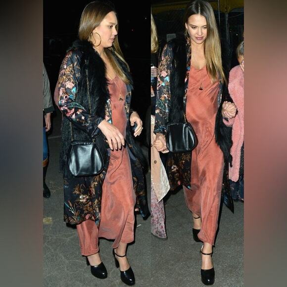 Hatch Ricky Maternity Slip Dress Size 2 in Pink - Picture 10 of 15